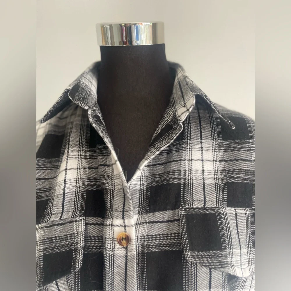 Flannel oversized shirt - Picture 5 of 6